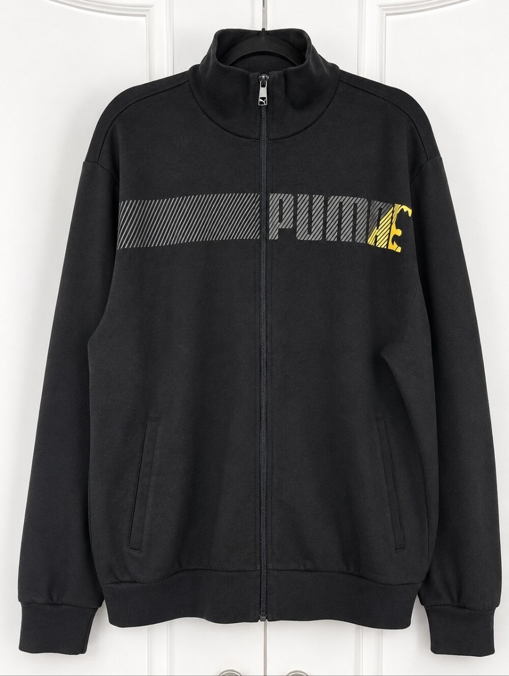Nwot Men's Puma Track Jacket | Sporty Athleisure Zip-Up Swearer w/pockets Size M